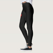 Personalisierter Herzschlag Leggings (Links)