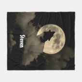 Personalisierter Heuwolf Fleecedecke (Vorderseite (Horizontal))