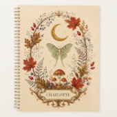Personalisierter Hexen-Herbst-Luna-Mond Planer (Vorderseite)