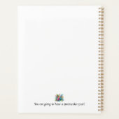 Personalisierter Hibiskus Blume Tropical Planer (Rückseite)