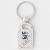 "Personalisierter High Club Keyring, individuell a Schlüsselanhänger (Vorderseite)