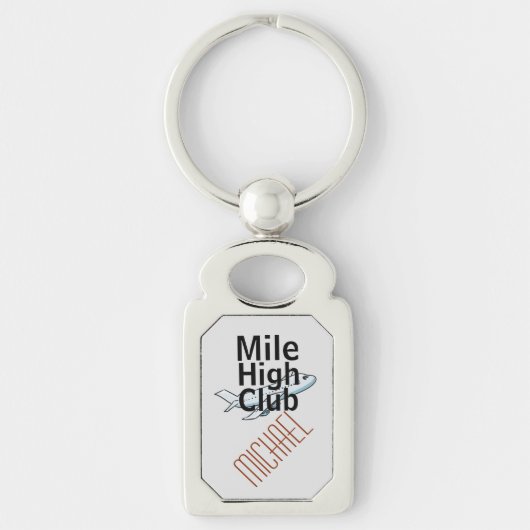 "Personalisierter High Club Keyring, individuell a Schlüsselanhänger (Vorderseite)