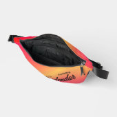 Personalisierter Himbeer-Ananas Bauchtasche (Offen)