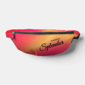 Personalisierter Himbeer-Ananas Bauchtasche (Ablage )