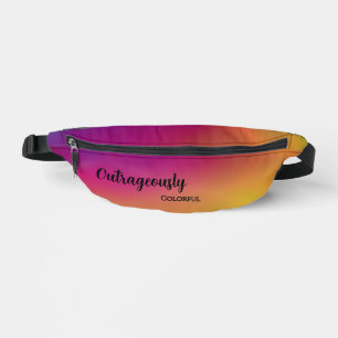 Personalisierter Himbeerbirne Bauchtasche