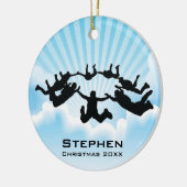 Personalisierter Himmel Keramikornament (Links)