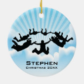 Personalisierter Himmel Keramikornament (Hinten)