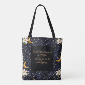 Personalisierter Himmelgalaxie Muttertag Tasche (Rückseite)