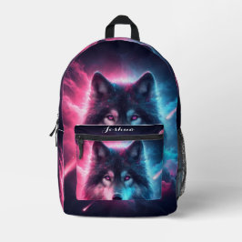 Personalisierter Himmelwolf Bedruckter Rucksack