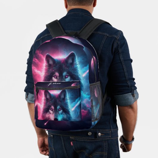 Personalisierter Himmelwolf Bedruckter Rucksack (Insitu (Modell))