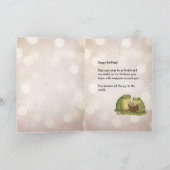 Personalisierter Hintergrund 1 Mossy the Toad Karte (Innenseite)