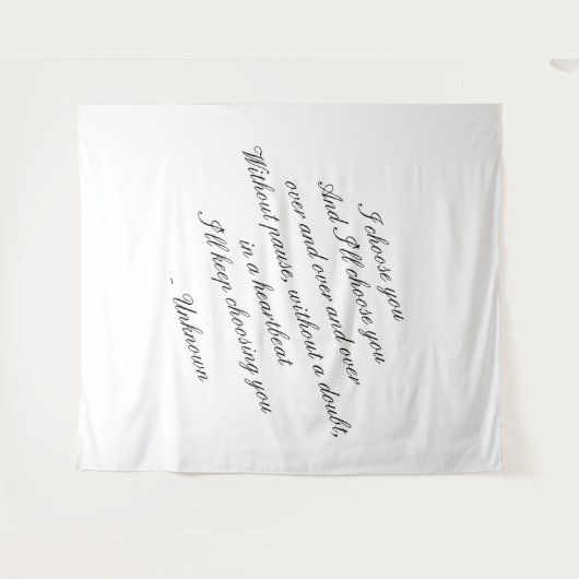 Personalisierter Hintergrund | Hochzeitskostladen Wandteppich (Vorderseite (Horizontal))