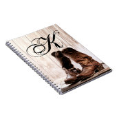 Personalisierter Hinweis Buch Boots Country Rustic (Rechte Seite)