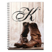 Personalisierter Hinweis Buch Boots Country Rustic (Vorderseite)