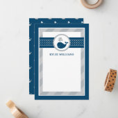 Personalisierter Hinweis Ca. Mitteilungskarte (Vorderseite/Rückseite Beispiel)