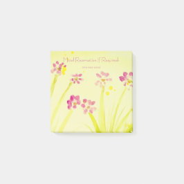 Personalisierter Hinweis Post-it Klebezettel