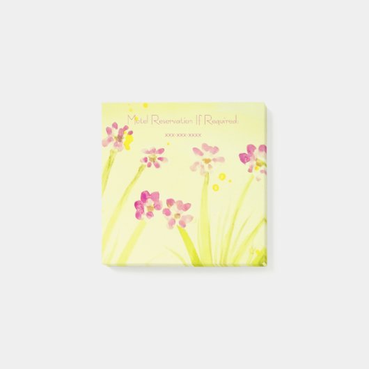 Personalisierter Hinweis Post-it Klebezettel (Vorderseite)