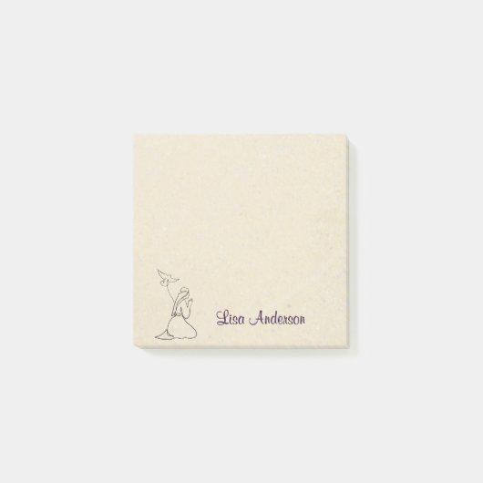 Personalisierter Hinweis zu den Hinweisen Post-it Klebezettel (Vorderseite)