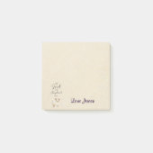 Personalisierter Hinweis zu den Hinweisen Post-it Klebezettel (Vorderseite)