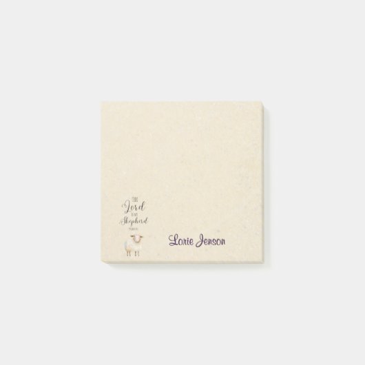 Personalisierter Hinweis zu den Hinweisen Post-it Klebezettel (Vorderseite)