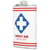 Personalisierter Hip Flask Funny Custom Hip Flask Flachmann (Links)