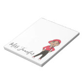 Personalisierter Hip Hop Jazz Tanzlehrer Geschenk Notizblock (Rotiert)