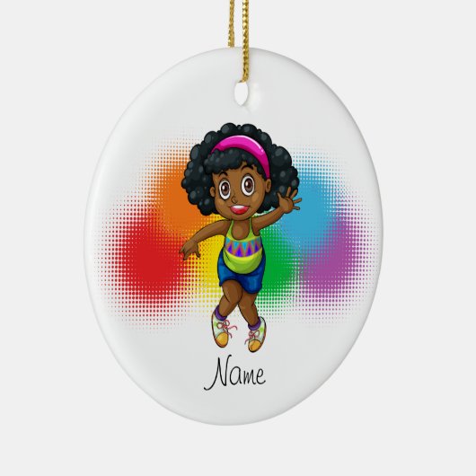 Personalisierter Hip Hop Tanz Weihnachtsschmuck (Rechts)