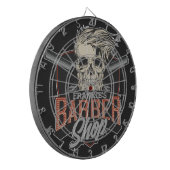 Personalisierter Hipster aus Friseursalon Skull un Dartscheibe (Vorderseite Links)