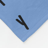 Personalisierter Hipster Cool Panda Bear Baby Fleecedecke (Ecke)