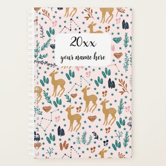 Personalisierter Hirschplaner Planer (Vorderseite)