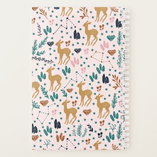 Personalisierter Hirschplaner Planer (Rückseite)