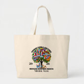 Personalisierter Hispanic Heritage Month Jumbo Stoffbeutel (Vorne)