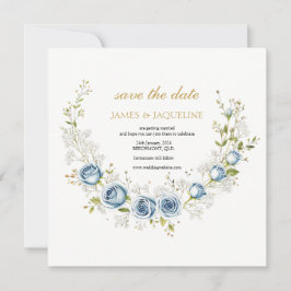 Personalisierter Hochzeit-Save-the-Date-Rosenkranz Save The Date