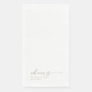 Personalisierter Hochzeitgast Napkins Serviette