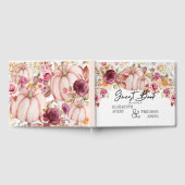 Personalisierter Hochzeitsautobahn Pink Burgundy P Gästebuch (Voll)