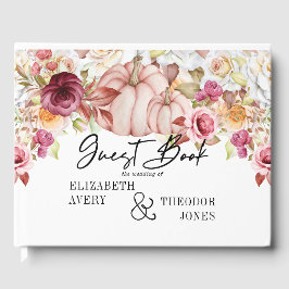 Personalisierter Hochzeitsautobahn Pink Burgundy P Gästebuch