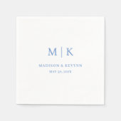 Personalisierter Hochzeitscocktail Napkins Serviette (Vorderseite)