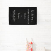 Personalisierter Hochzeitsdekor Probenparty-Willko Banner (InSitu)
