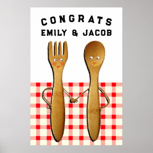 Personalisierter Hochzeitsdekoration Poster