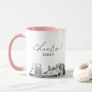 Personalisierter Hochzeitskaffee-Becher Myrtle Bea Tasse