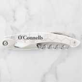 personalisierter Hochzeitskorkenzieher Kellnermesser (Vorderseite)