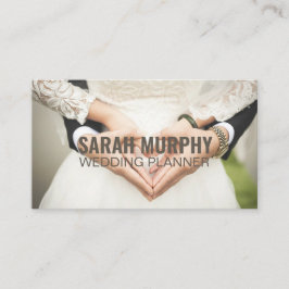 Personalisierter "Hochzeitsplaner" (amerikanisch) Visitenkarte