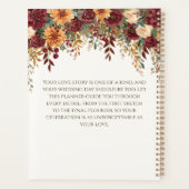Personalisierter Hochzeitsplaner für Herbst Planer (Rückseite)