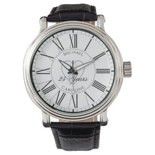 Personalisierter Hochzeitstag Armbanduhr
