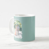 Personalisierter Hochzeitstag Kaffeetasse (Vorderseite Links)