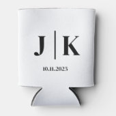 Personalisierter Hochzeitstag kann kälter werden Dosenkühler (Vorderseite)