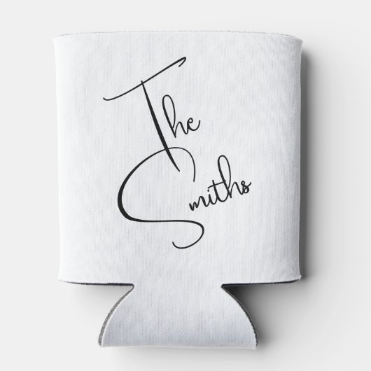 Personalisierter Hochzeitstag kann kälter werden Dosenkühler (Rückseite)