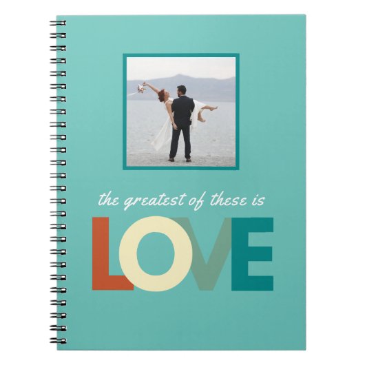 Personalisierter Hochzeitstag Liebe Jahrestag Chri Notizblock (Vorderseite)