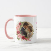 Personalisierter Hochzeitstag-Mug  Tasse (Links)