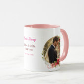 Personalisierter Hochzeitstag-Mug  Tasse (VorderseiteRechts)